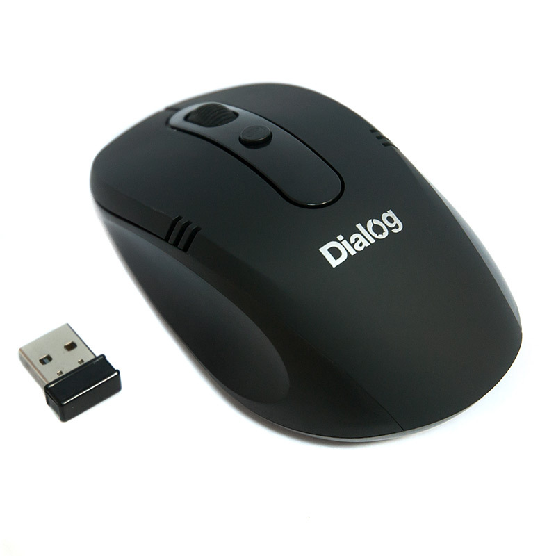 Мышь DIALOG Pointer MROP-03U, черная, USB, беспроводная