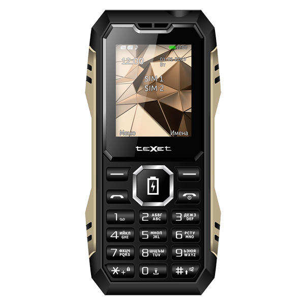 мобильный телефон texet tmd429 anthracite, серый