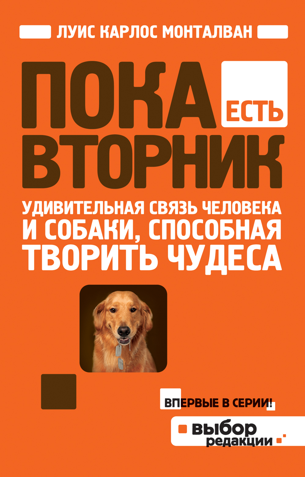 Человек умеющий творить чудеса. Луис Карлос Монталван. Пока есть вторник. Пока есть вторник книга. Книга собака и человек.