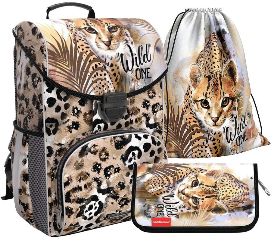 Школьный ранец Erich Krause (Эрих Краузе) ErgoLine 15L Wild Cat с ...