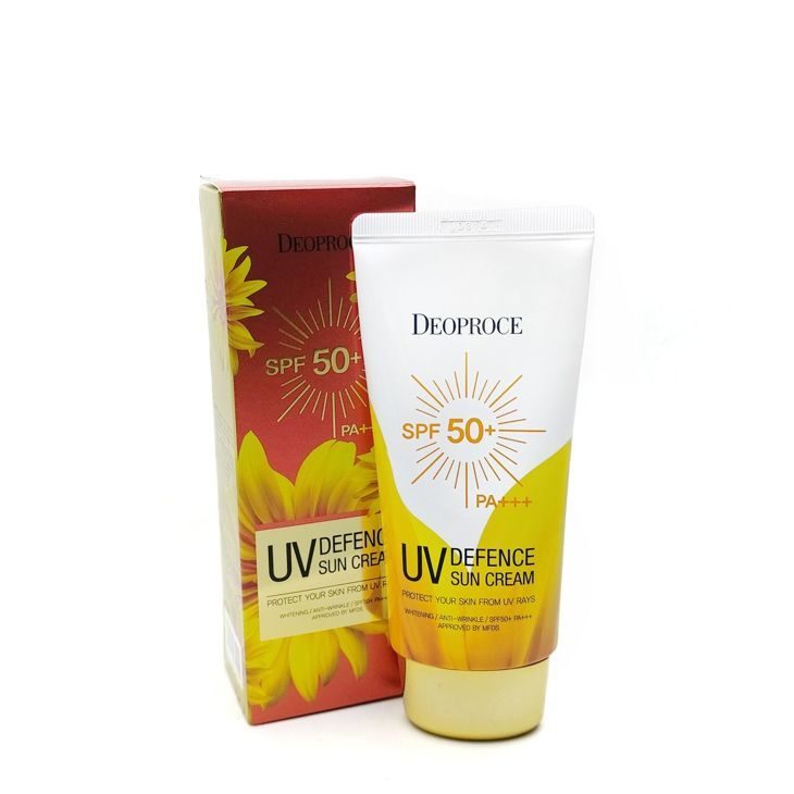 Deoproce Deffence Sun Cream. Deoproce UV Defence Sun Cream. Deoproce UV Defence suncream spf50+ pa+++ Special Edition солнцезащитный крем 50г. Крем для лица и тела солнцезащитный Deoproce UV Defence Sun SPF 50+ pa+++, 50 гр..