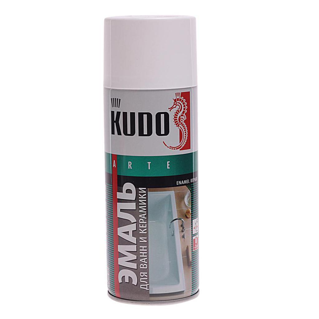 Акриловый спрей для ванной. КУДО ku-1301 эмаль для ванн белая (0,52л). Эмаль для ванн и керамики Kudo 520мл белая ku-1301. Эмаль-аэрозоль для ванн Kudo белая 520мл. Ku-1301. Эмаль для ванн и керамики, белая, Kudo 520 мл.