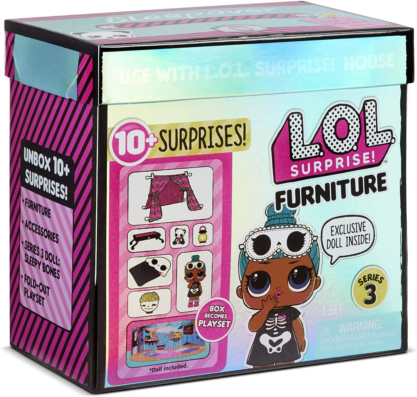 Игровой набор LOL Surprise Furniture Серия 3 Sleepy Bones 570035