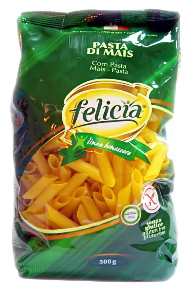 Макароны Felicia из кукурузы: Пенне ригате, Без глютена, БИО — купить в ...