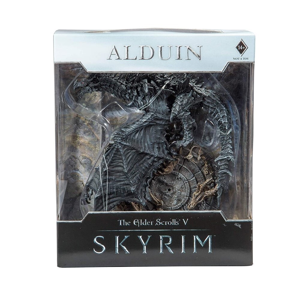 Фигурка McFarlane Toys дракон Алдуина из игры The Elder Scrolls V: Skyrim  (The Elder Scrolls V: Skyrim Figures - Alduin Deluxe Box) - купить с  доставкой по выгодным ценам в интернет-магазине OZON (199529939)