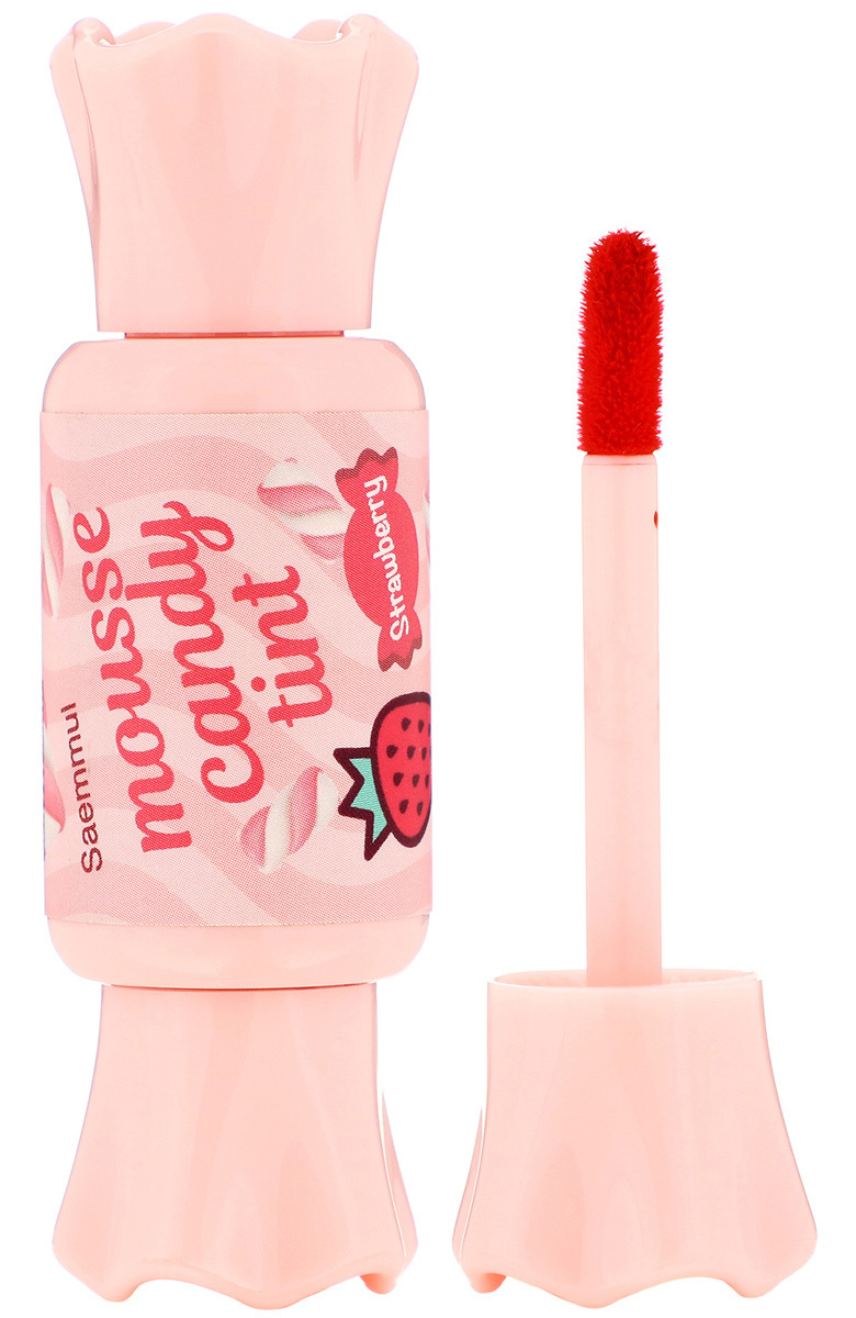 The Saem Тинт-конфетка для губ 02 Saemmul Mousse Candy Tint 02 Strawberry Mousse, 8г