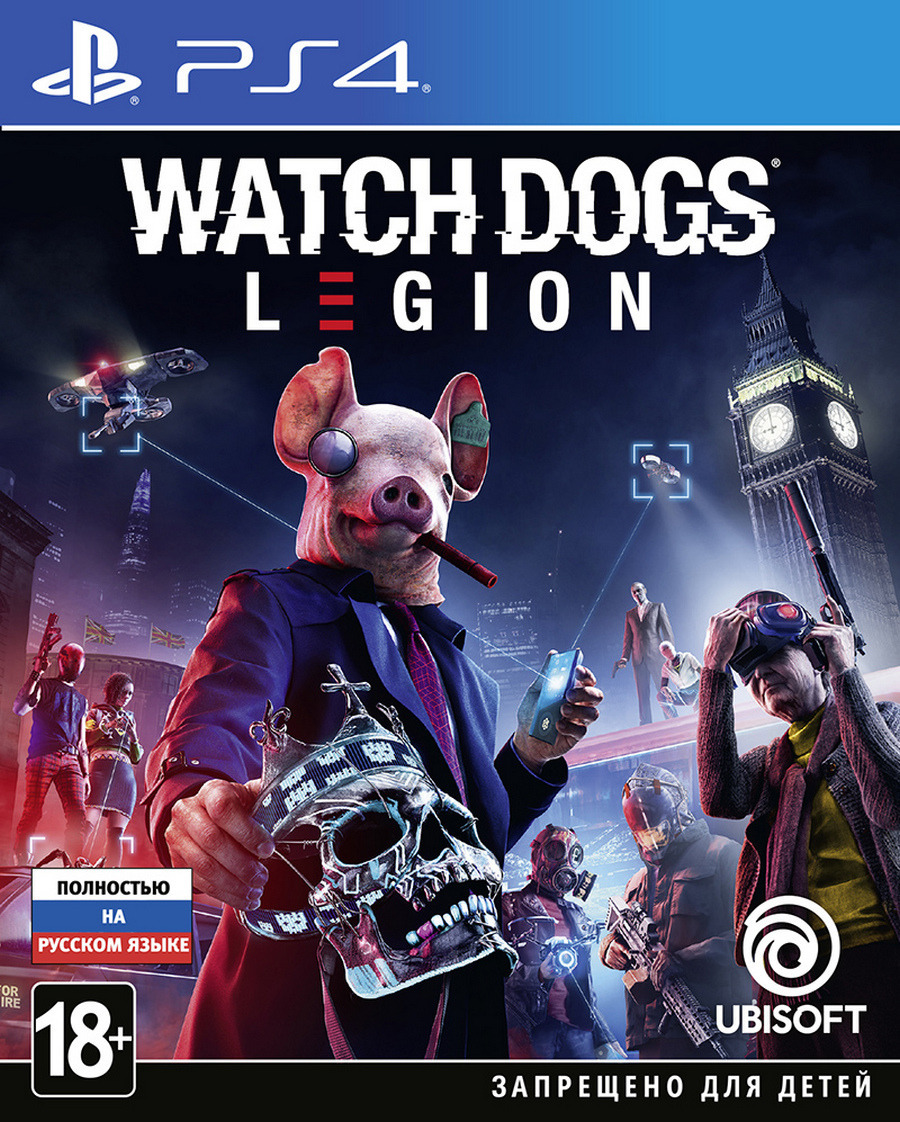 Игра Watch Dogs Legion (PlayStation 4, Русская версия) купить по низкой  цене с доставкой в интернет-магазине OZON (527757530)