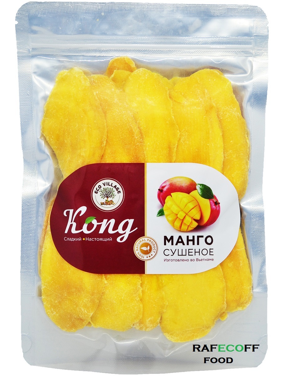 Манго сушеное Kong/King, без сахара, сухофрукт из манго, 1 кг — купить ...
