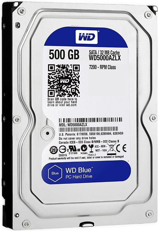 Western Digital 500 ГБ Внутренний жесткий диск (WD5000AZLX) 