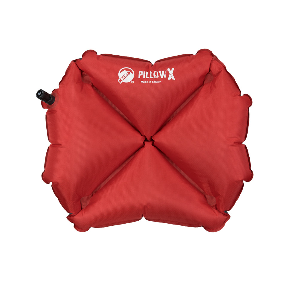 Надувная подушка Klymit Pillow X Red, цвет: красный