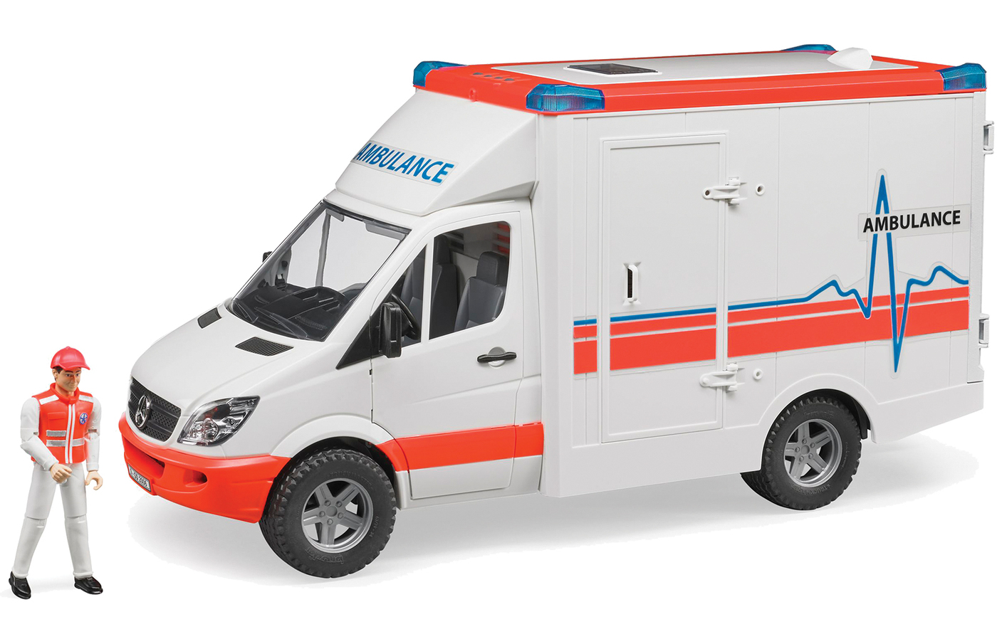 Фургон Bruder MB Sprinter (02-536) с фигуркой водителя 1:16 45.5 см белый