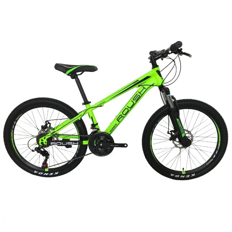 24" Велосипед ROUSH, 24MD200-3, рама Сталь, 21ск., мех. д/торм., цвет ...