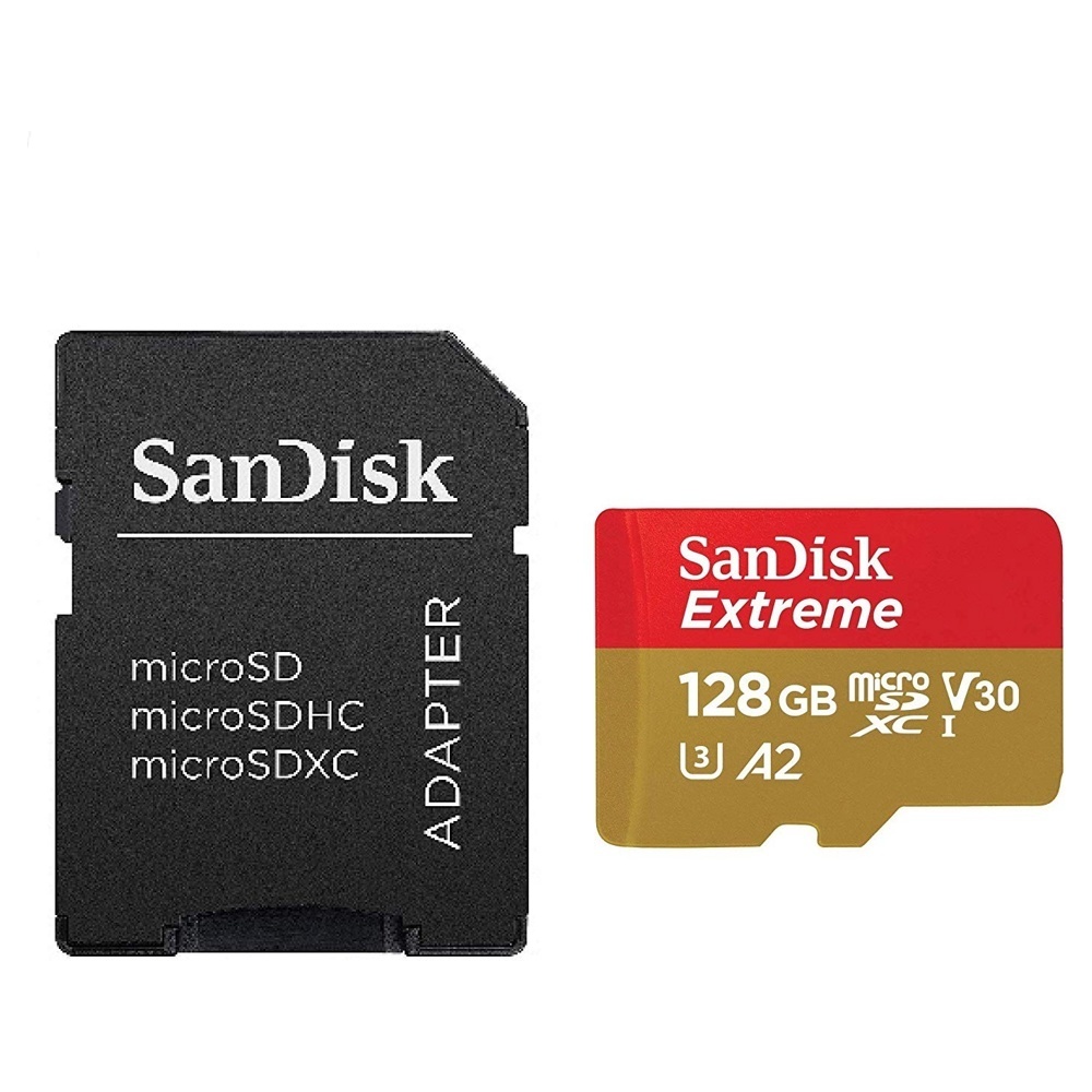 Карта памяти sandisk 128gb extreme