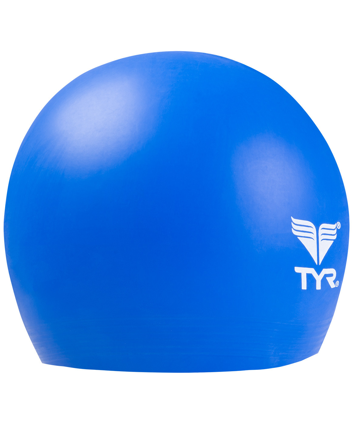 Шапочка плавательная TYR Latex Swim Cap, латекс, LCL/428, голубой ...