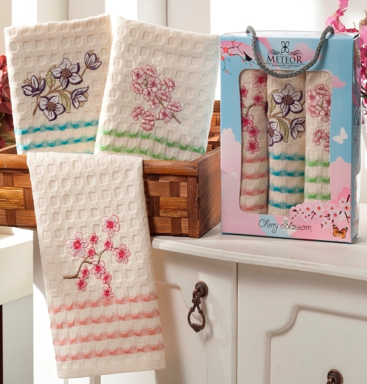 Метеор текстиль. Кухонное полотенце meteor 40х60 coffee. (50x90/2 шт. В короб. Meteor кухонные полотенца.