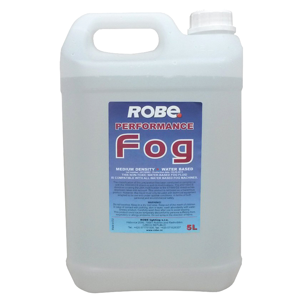 ROBE PERFORMANCE FOG 5 литров жидкость для дымогенератора средней плотности.