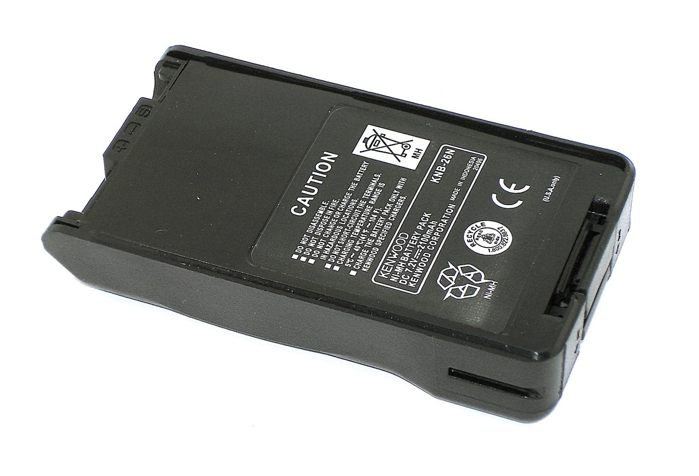 Аккумулятор для рации, радиостанции Kenwood TK-2140 (KNB-25) 2100mAh 7.2V Ni-MH