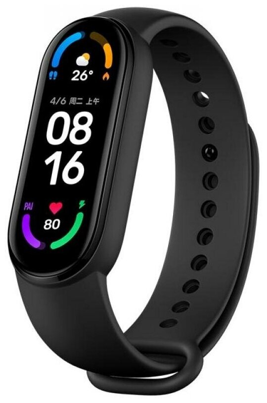 Фитнес-браслет Xiaomi Mi Band 6 XMSH15HM, черный
