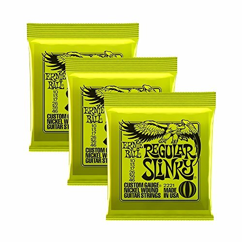 Струны для электрогитары Ernie Ball 3221 Nickel Wound Slinky Regular 10-46, 3 комплекта 2221