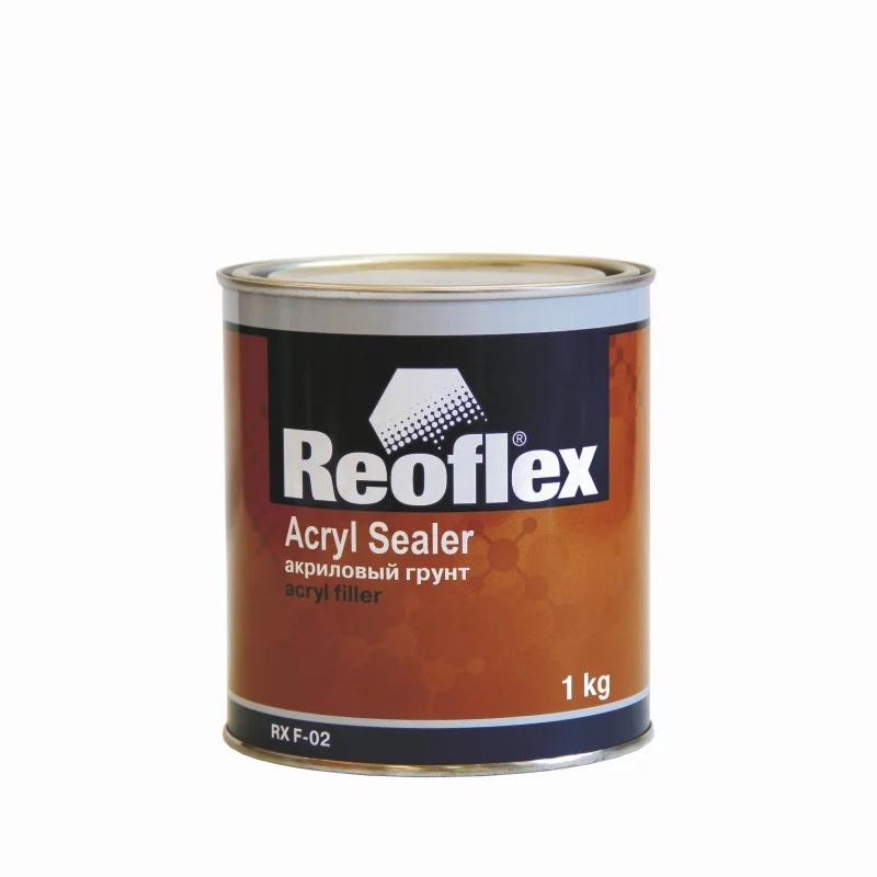 REOFLEX Акриловый грунт Acryl Sealer RX F-02 (серый, 1 кг)