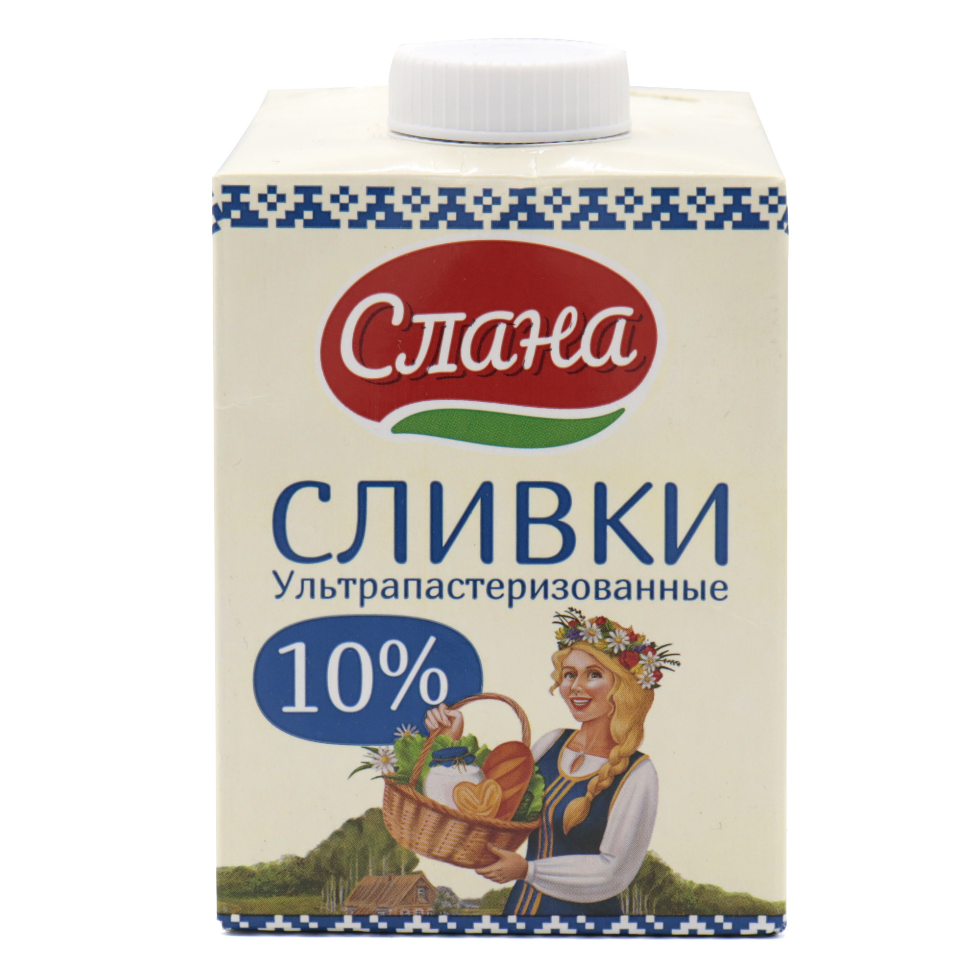 Сливки ультрапастеризованные "Слана" 10% 500 г — купить в интернет ...