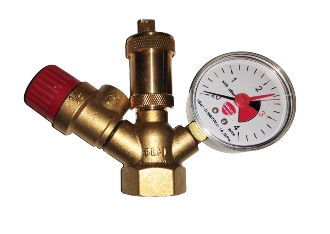 Группа безопасности котла Sanlux Termo P100M*1\" 3 бар - купить в ...