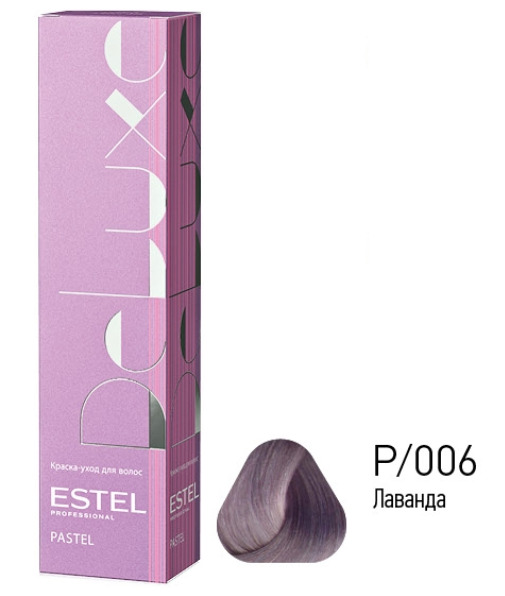 Luxe краска. Estel Deluxe Pastel p/006 Лаванда. Estel 006 Лаванда. Estel Deluxe Pastel тон p/005 роза 60 мл.. Estel de Luxe Pastel роза Deluxe p/005.