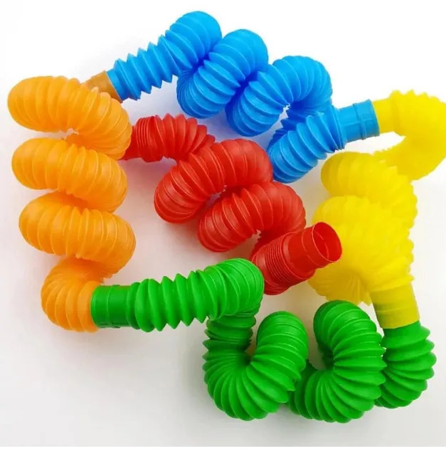 Развивающая антистрессовая игрушка Pop Tubes 20 см / высота 30 мм, 5 шт ...