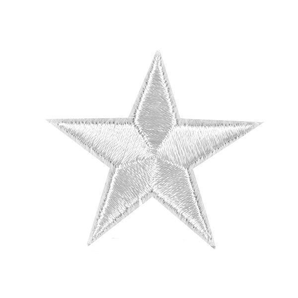 Нашивка, Шеврон Звезда белая (201214), 42х42мм — купить в интернет ...
