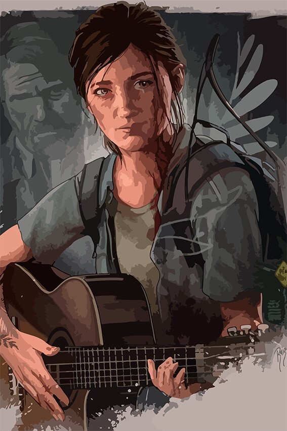 Last of us картина по номерам