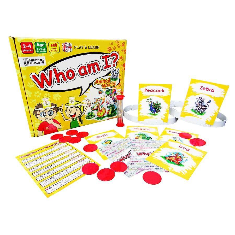 Обучающая настольная игра на английском языке Who am I? Animal World -  купить с доставкой по выгодным ценам в интернет-магазине OZON (335322681)