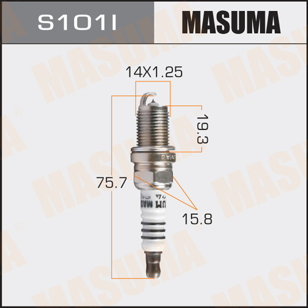 СвечазажиганияMasumaIridiumS101I(IK20;BKR6EIX-11,FR6EI,IFR6A11,IFR6S)