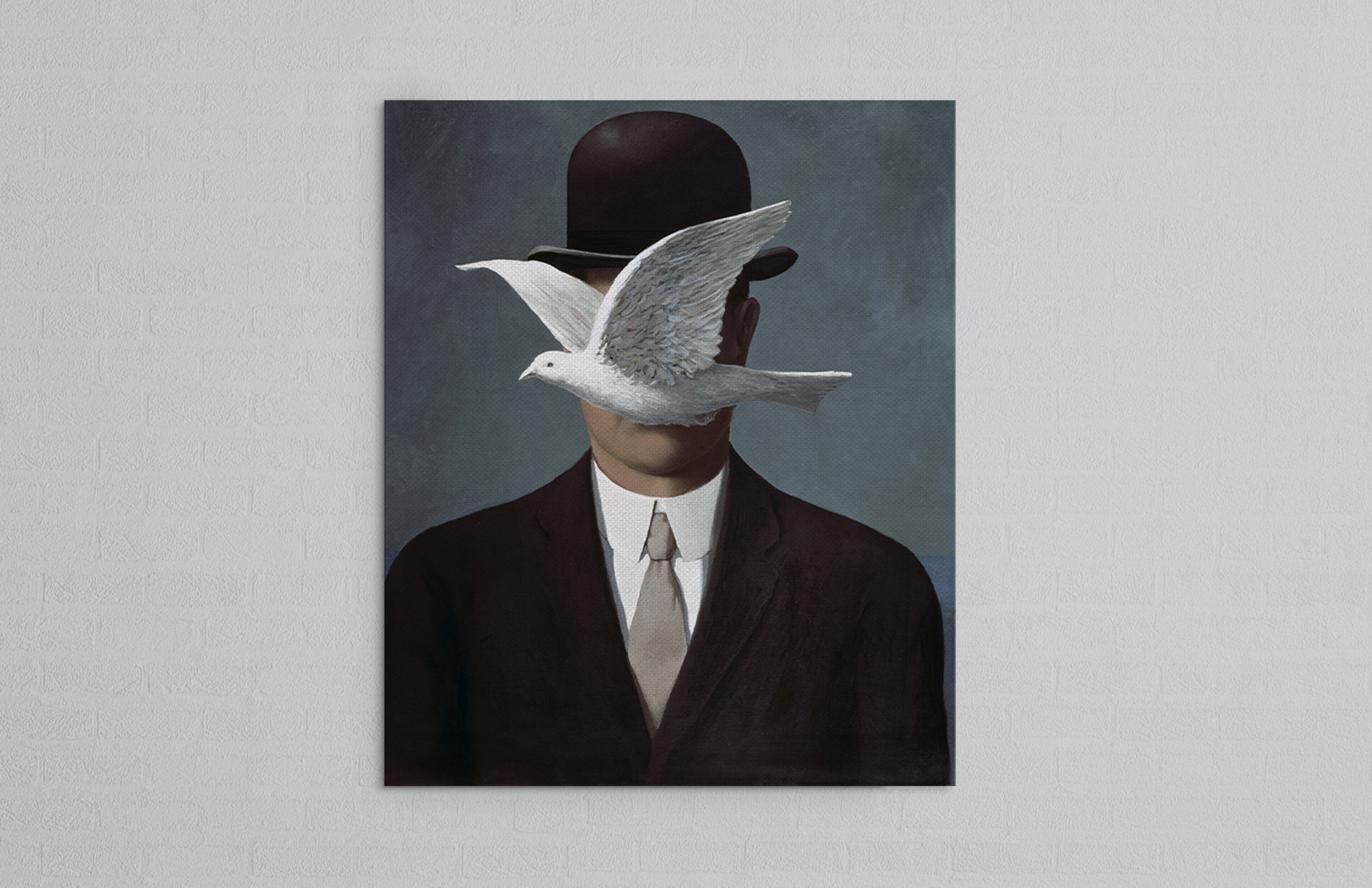 The man in the bowler hat, , 50×70 cm by René Magritte: History, Analysis & Facts | Arthive