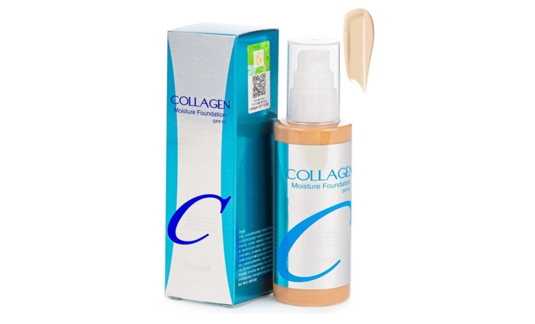 Enough collagen. Крем тональный enough Collagen 13 100мл Корея. Enough Collagen тональный крем 13. Тональный крем коллаген enough 21. Enough тональный крем Collagen Moisture Foundation SPF 15 100 мл.