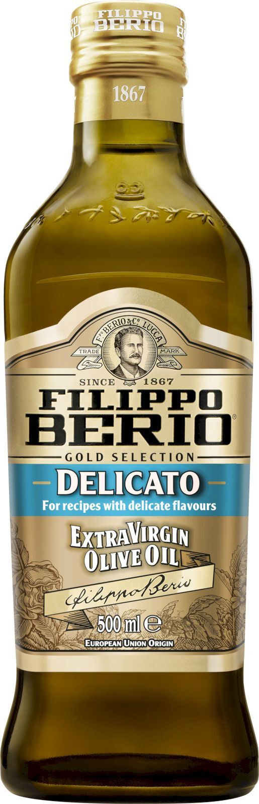 Оливковое масло Filippo Berio Extra Virgin Delicato, нерафинированное, 500 мл