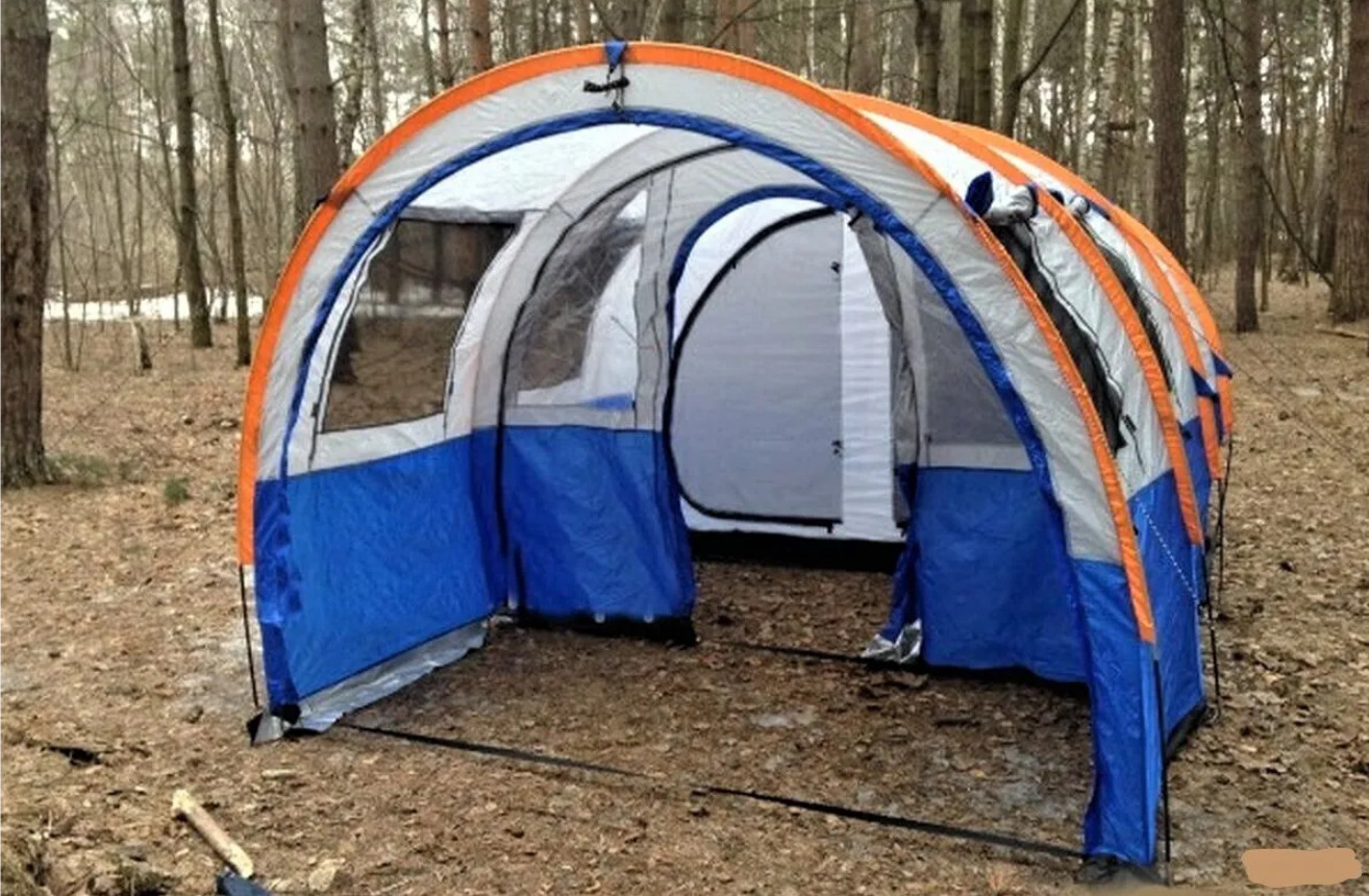 4 местная палатка с матрасом