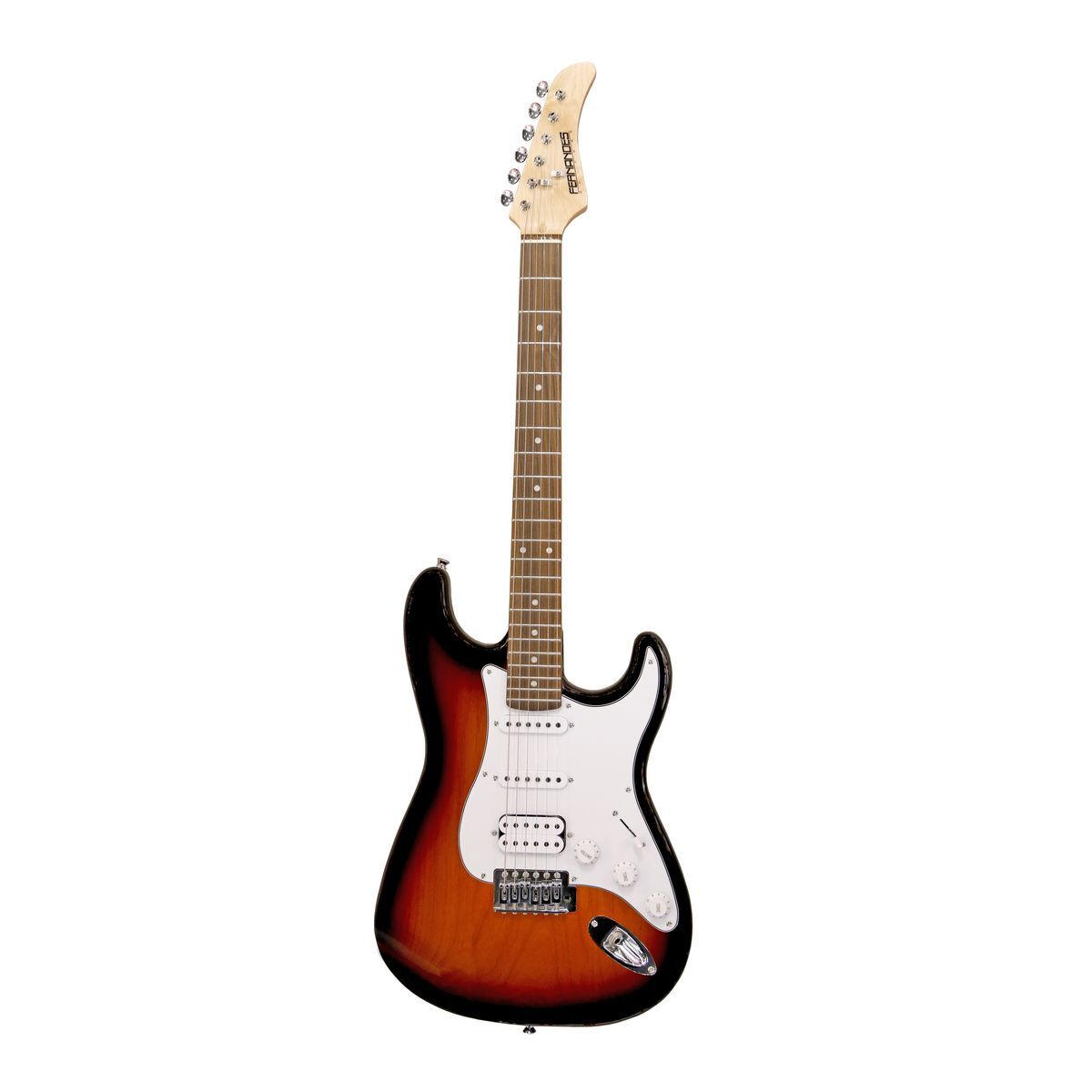 Электрогитара Stratocaster HSS, цвет - трёхцветный санбёрст