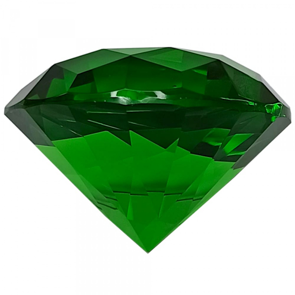 Кристалл 6 см зеленый Хрустальный изумруд - купить с доставкой по выгоднымценам в интернет-магазине OZON (215359008)