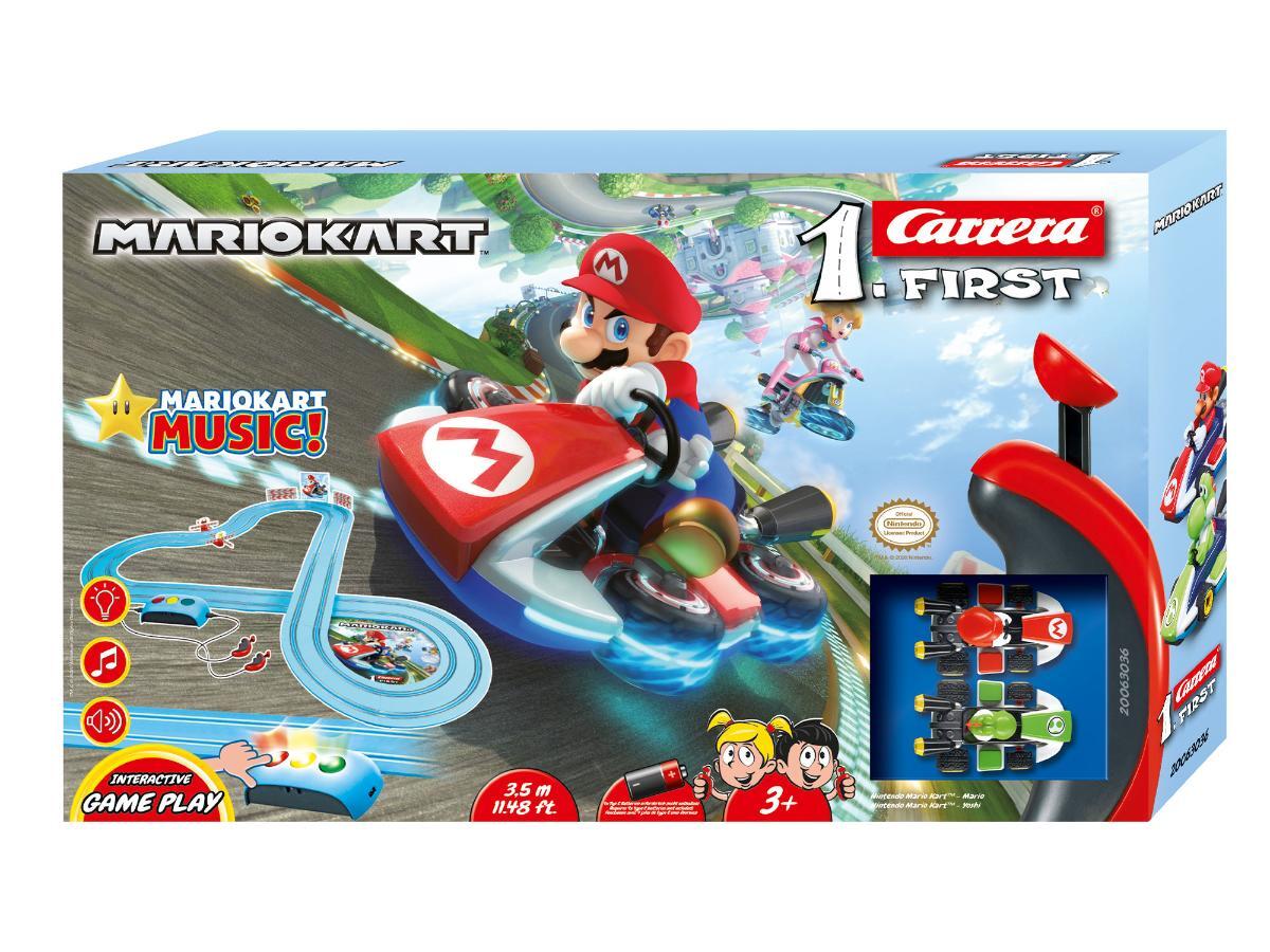 Гоночный Трек Carrera First: Nintendo Mario Kart Royal Racew, 20063036/  Подарок мальчику на день рождения, новый год - купить с доставкой по  выгодным ценам в интернет-магазине OZON (449123973)