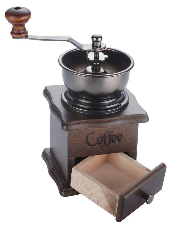 Кофемолка tima КЦ-01. Coffee Grinder hand Crank. Ручная зерновая кофемолка Coffee Mill. Механическая кофеварка.