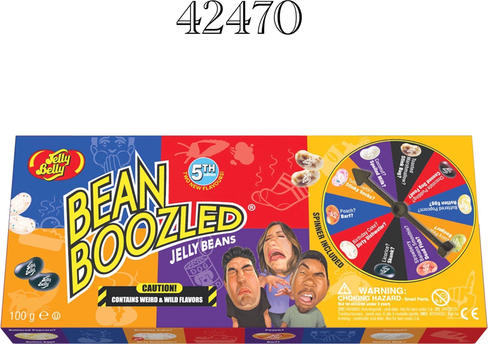 Jelly Belly Bean Boozled Game Драже жевательное + игра, 100 г