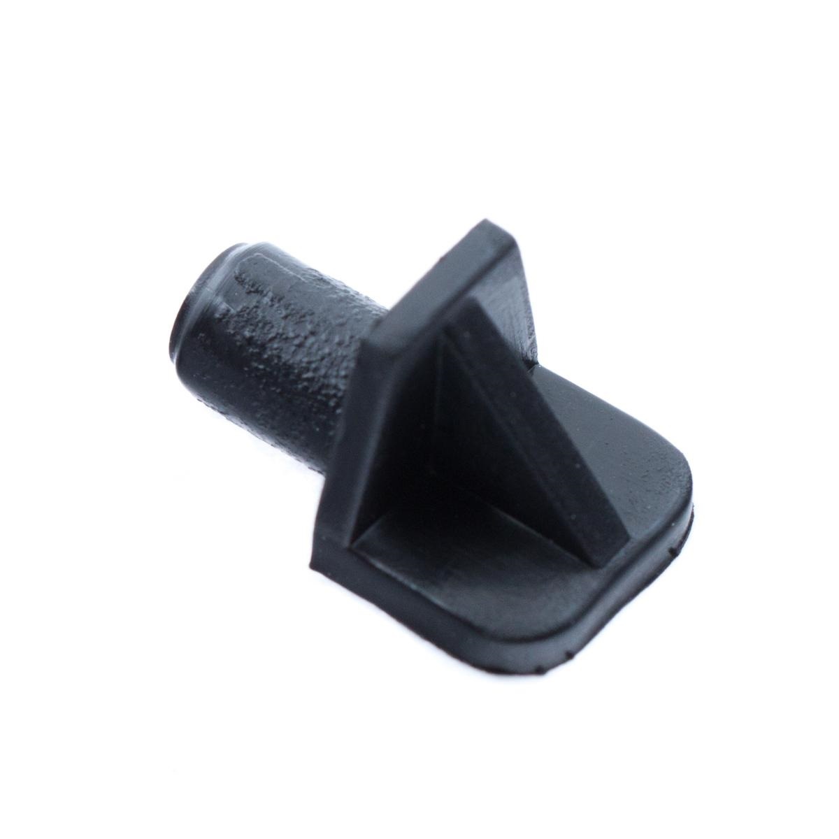 Полкодержатель пластмассовый d=6 мм черный (Пд) (029)