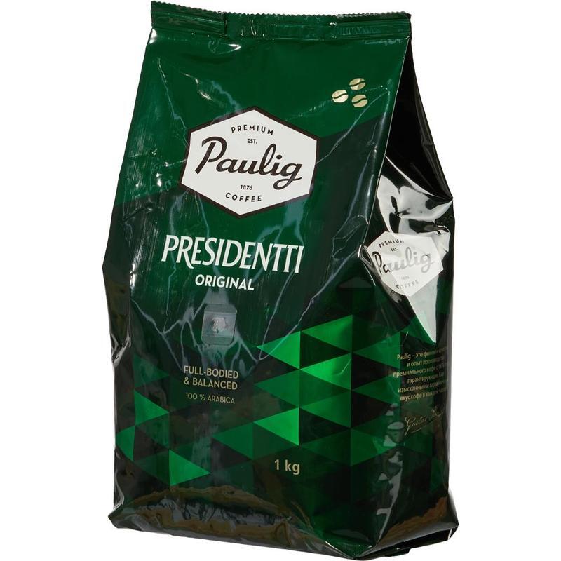 Кофе в зернах Paulig Presidentti Original, 1 кг — купить в интернет ...