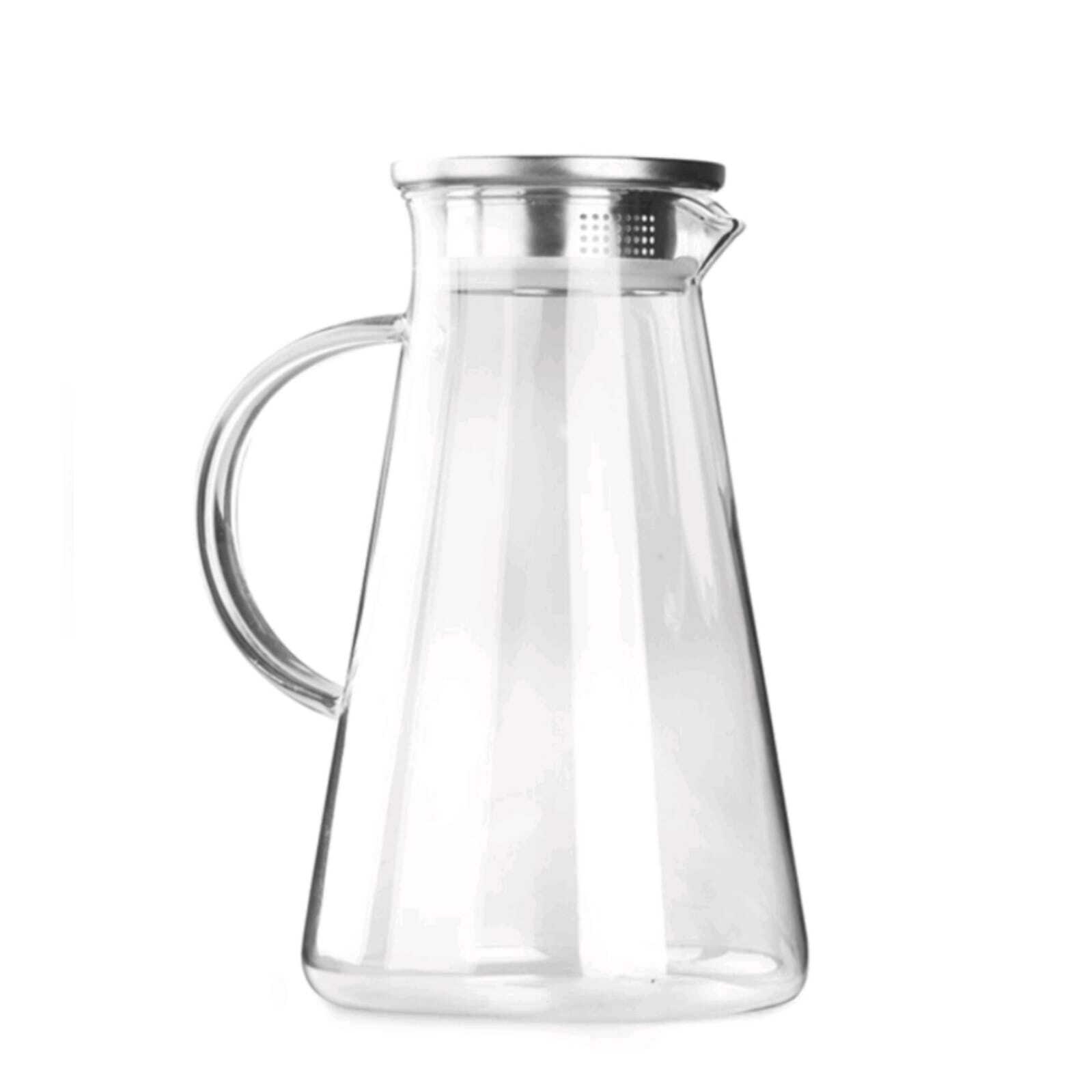 чайник графин. чайник кувшин керамика. стеклянный чайник. чайник из жаропрочного стекла 1600 мл "пирамидка". чайник заварочный стеклянный 2000мл.