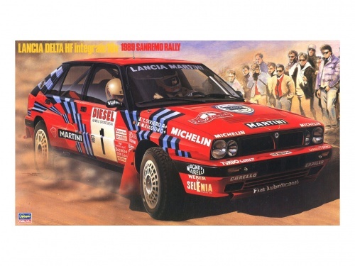 Hasegawa Автомобиль Lancia Delta '89 Sanremo, 1/24 Модель для сборки