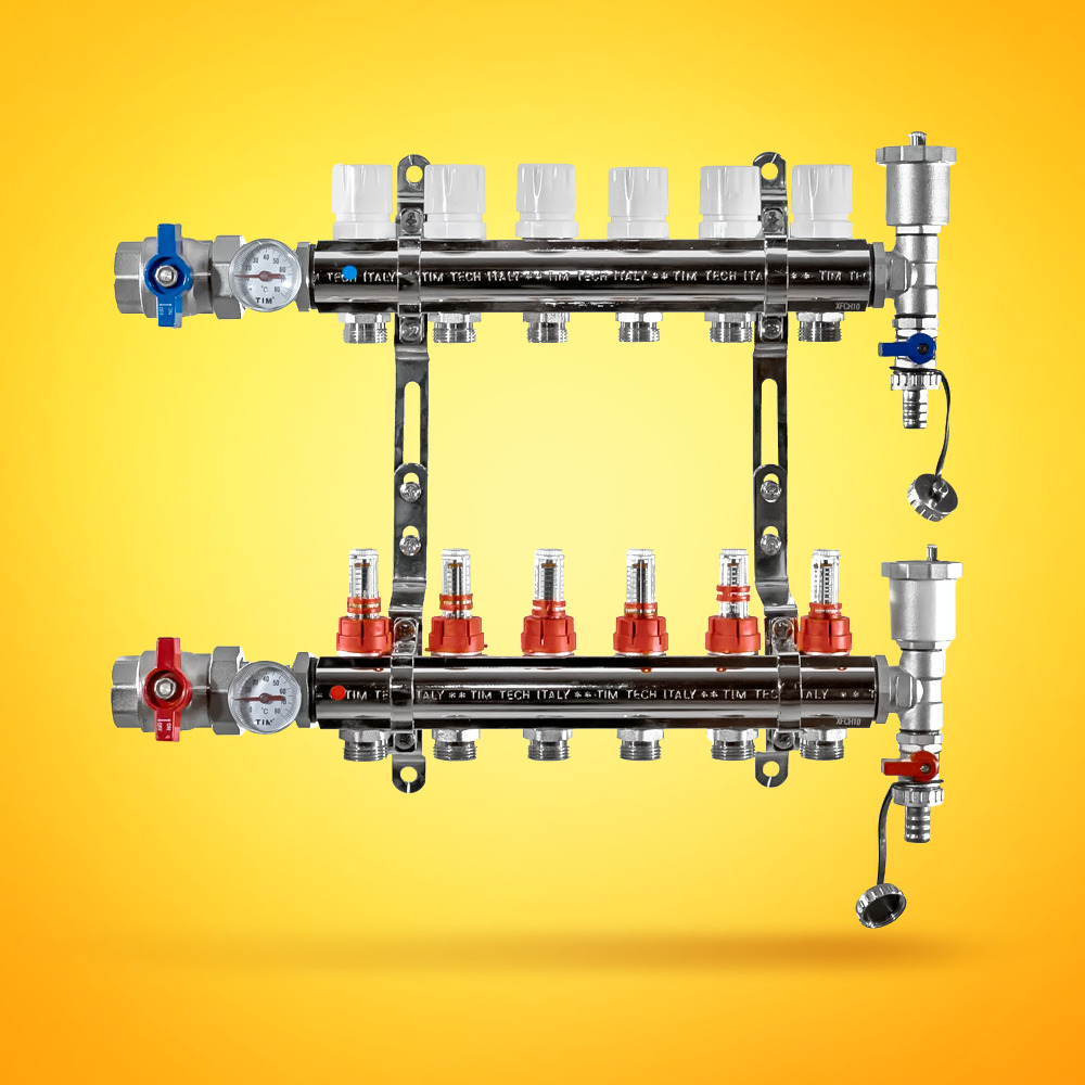 Насосно-смесительный узел vieir vr202 vr202. Распределительный коллектор для отопления на 6 контуров в сборе. Коллектор tim fgg07. Коллектор на 12 контуров с расходомерами в сборе. Коллекторная группа с расходомерами 3 контура.