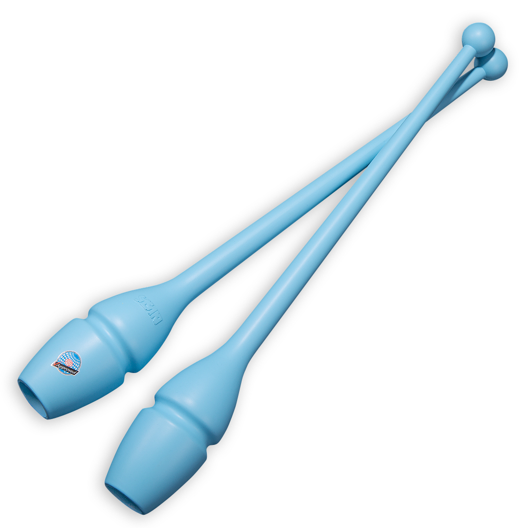 Синие булавы. Гимнастические булавы для художественной гимнастики. M 34 gh с отверстием. Синие булавы. Синие булавы.