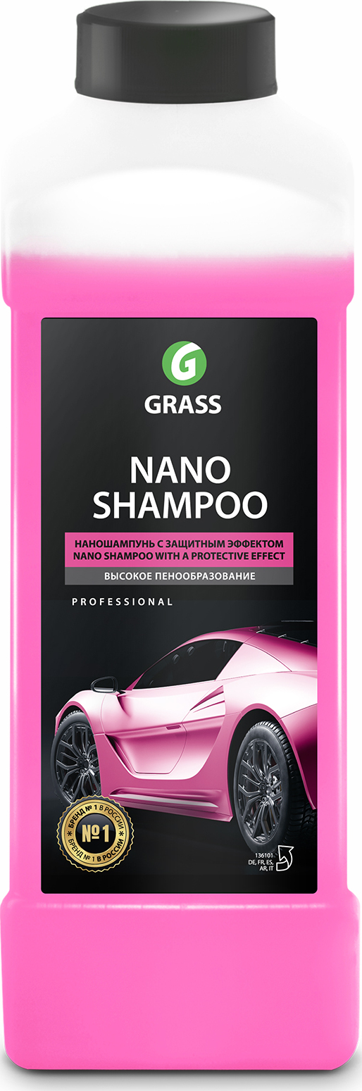 GRASS Автошампунь Nano Shampoo 1 л