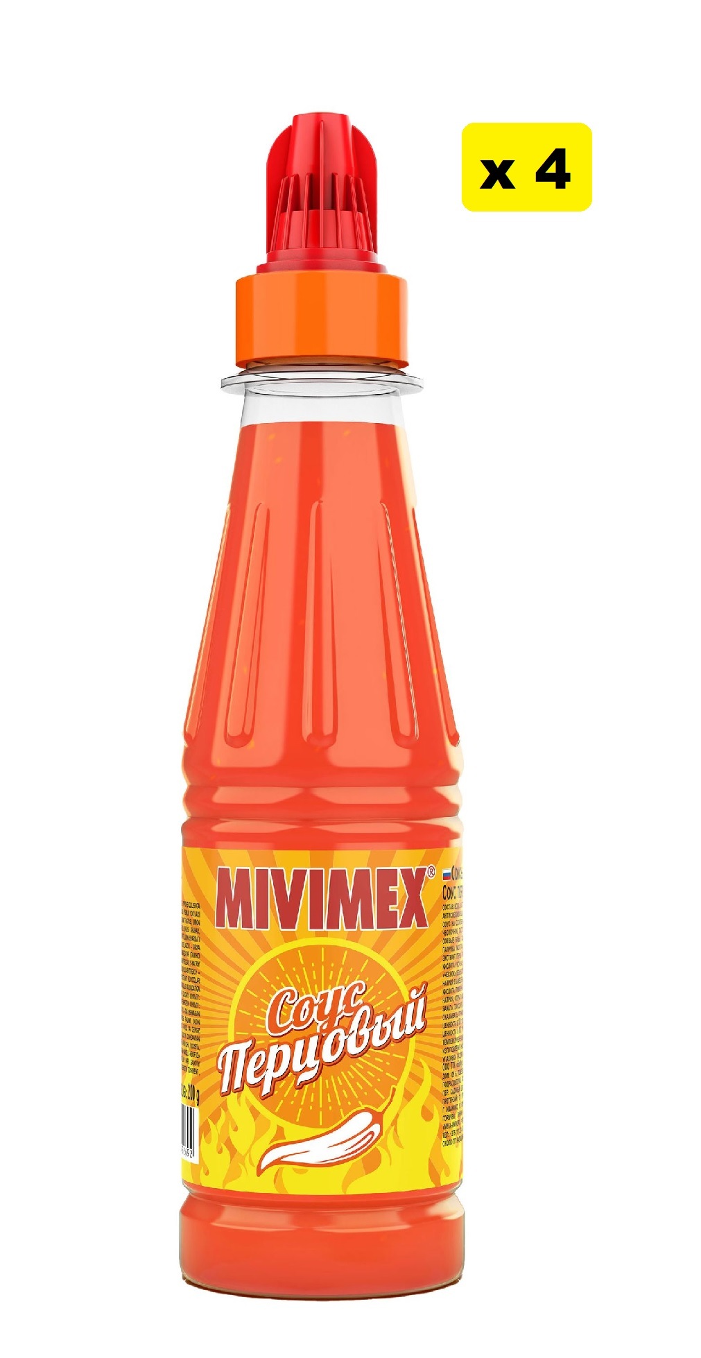 Соус mivimex перцовый с чесноком и помидорами