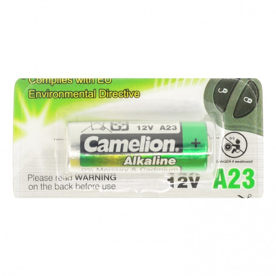 Батарейка алкалиновая для сигнализации тип a23 12в 1шт camelion plus alkaline lr23a bp1